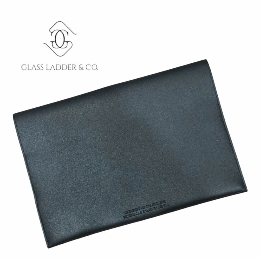 Glass Ladder & Co. Black Megan Portfolio‎ Envelope Clutch